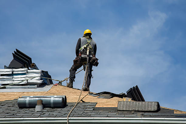 Professional Roof Installation technician working in Sheffield, AL